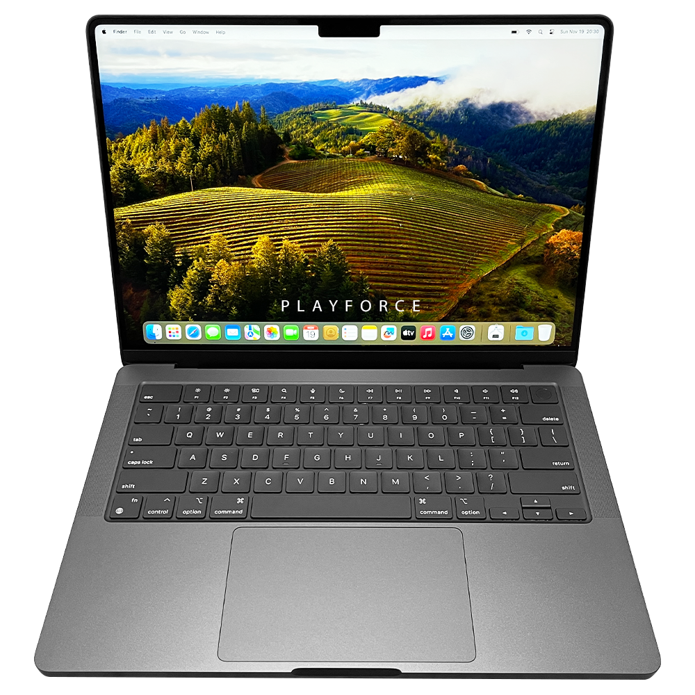 Apple MacBook Pro 14-inch M3 Pro – Space Black (retailer hero PNG)