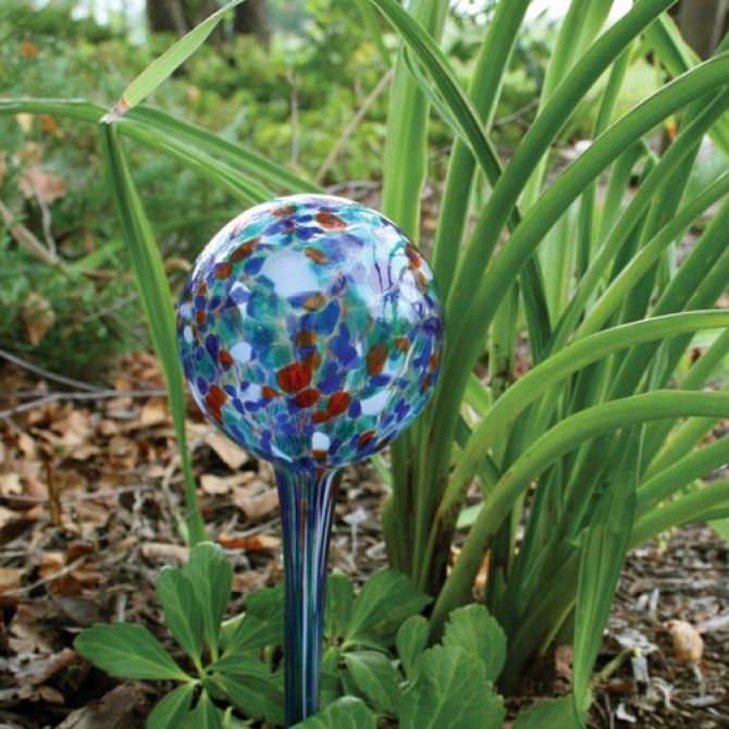 Aqua Globes AQGLRGE Hand Blown Glass Watering Bulbs, Large, As Seen On TV, 2-Pk