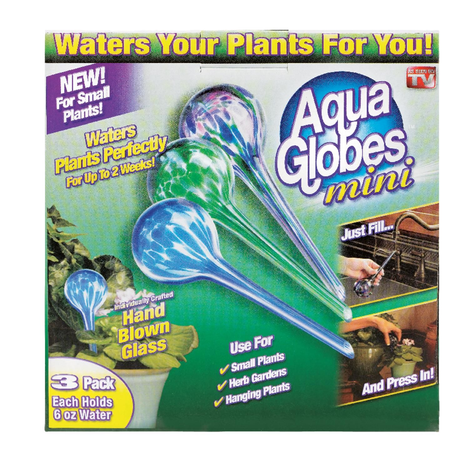 As Seen On Tv Aqua Globe Assorted Glass Aqua Globe