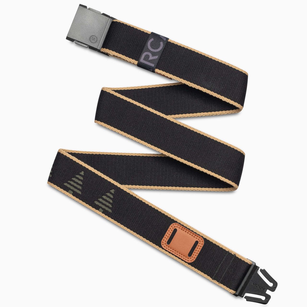 Arcade Belts Blackwood Elastic Belt Flat Lay