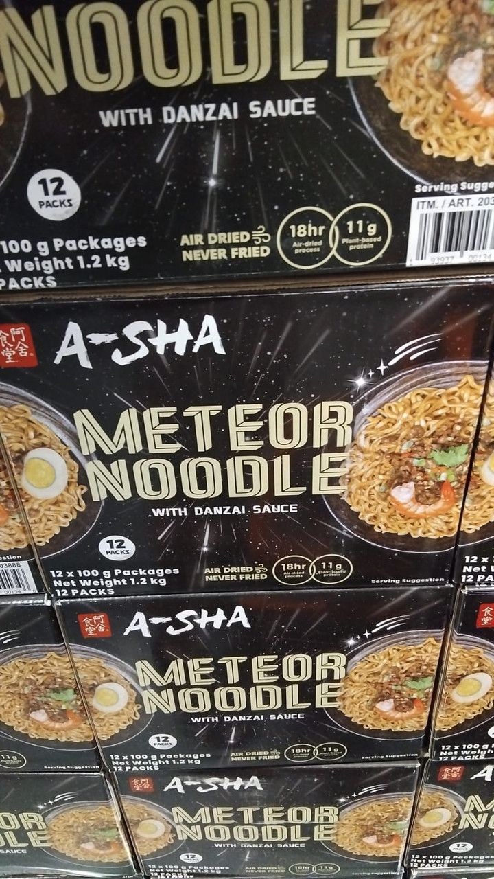 A-Sha Meteor Noodles 12x100G (packaging photo)
