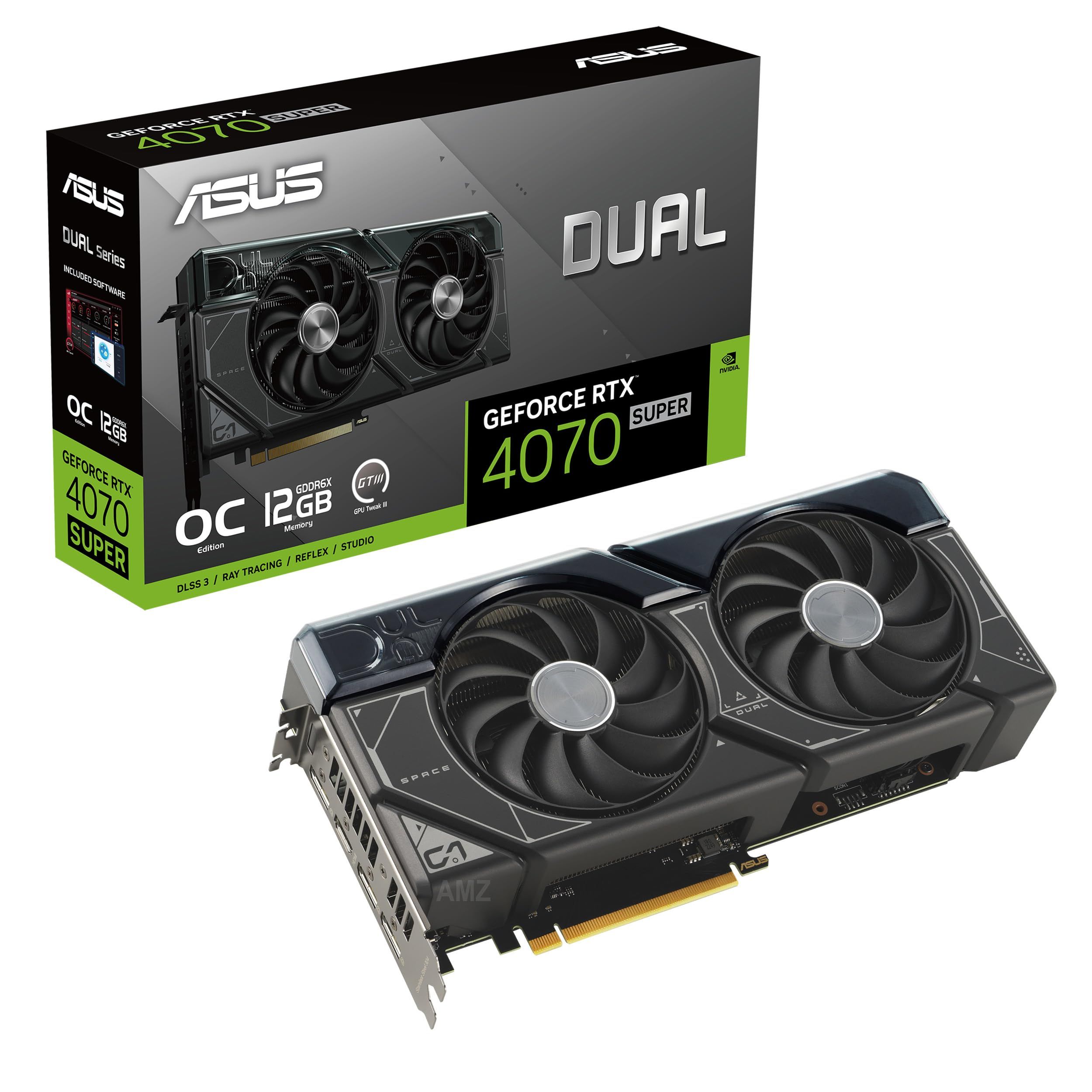 ASUS Dual GeForce RTX 4070 Super OC Edition (hero image)