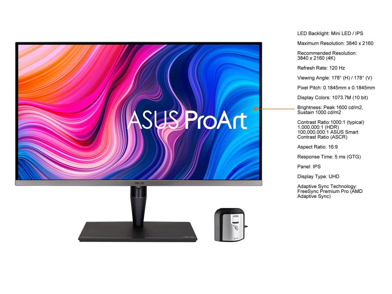 ASUS ProArt PA32UCG-K — Newegg product image