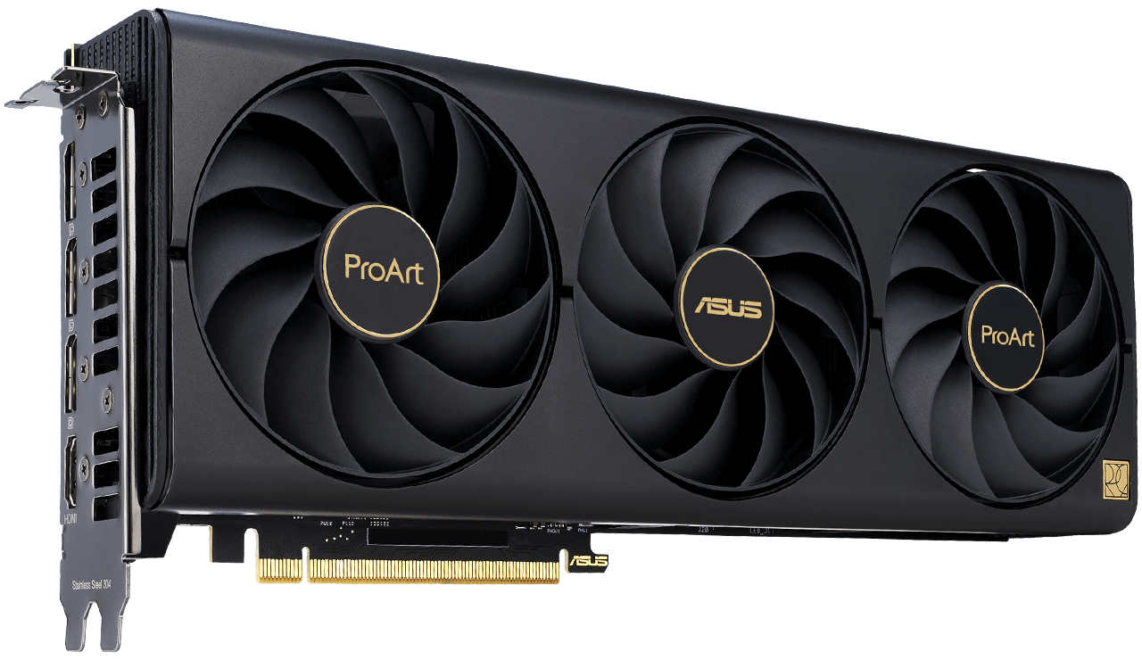 ProArt GeForce RTX 4080 SUPER OC Edition (hero product render)