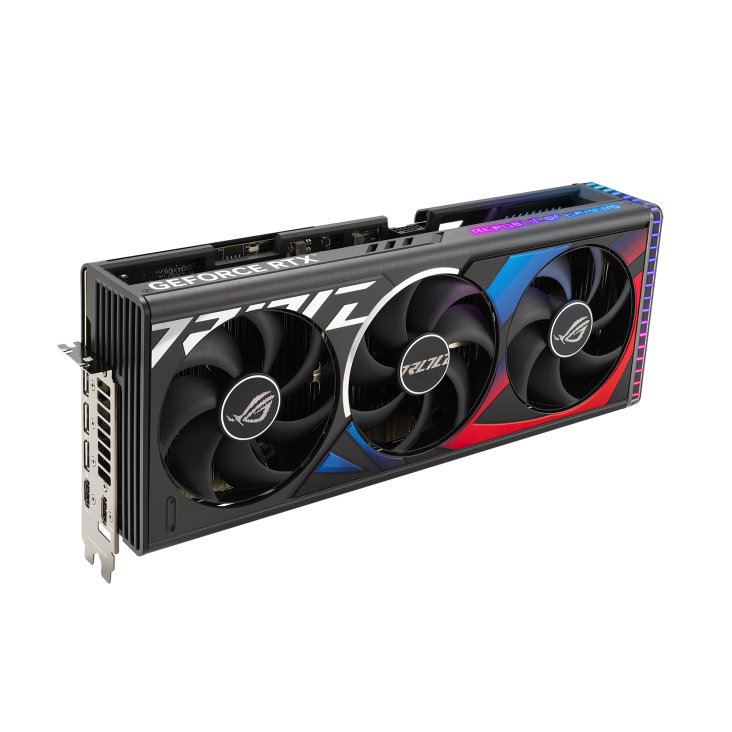 ROG Strix GeForce RTX 4080 SUPER OC Edition – gallery (side/back view)