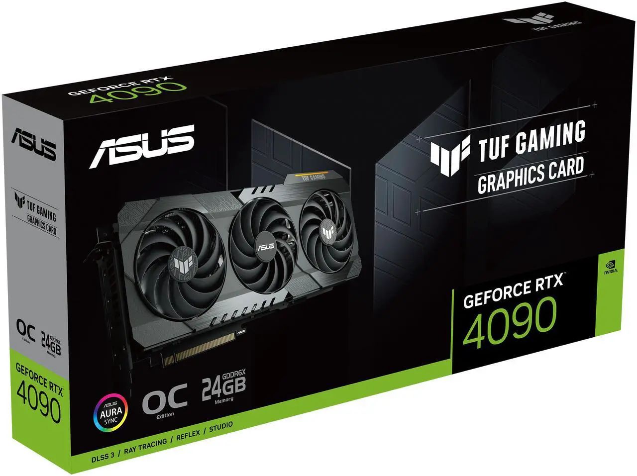 ASUS TUF Gaming GeForce RTX 4090 OG/OC Edition (front/3-fan view)
