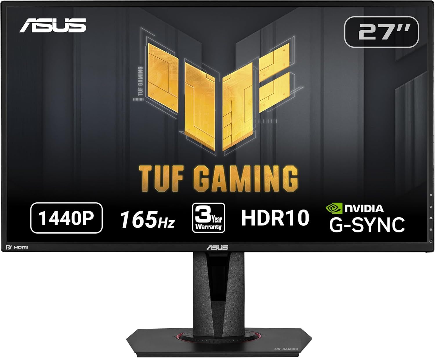 ASUS TUF Gaming VG27AQ monitor hero image