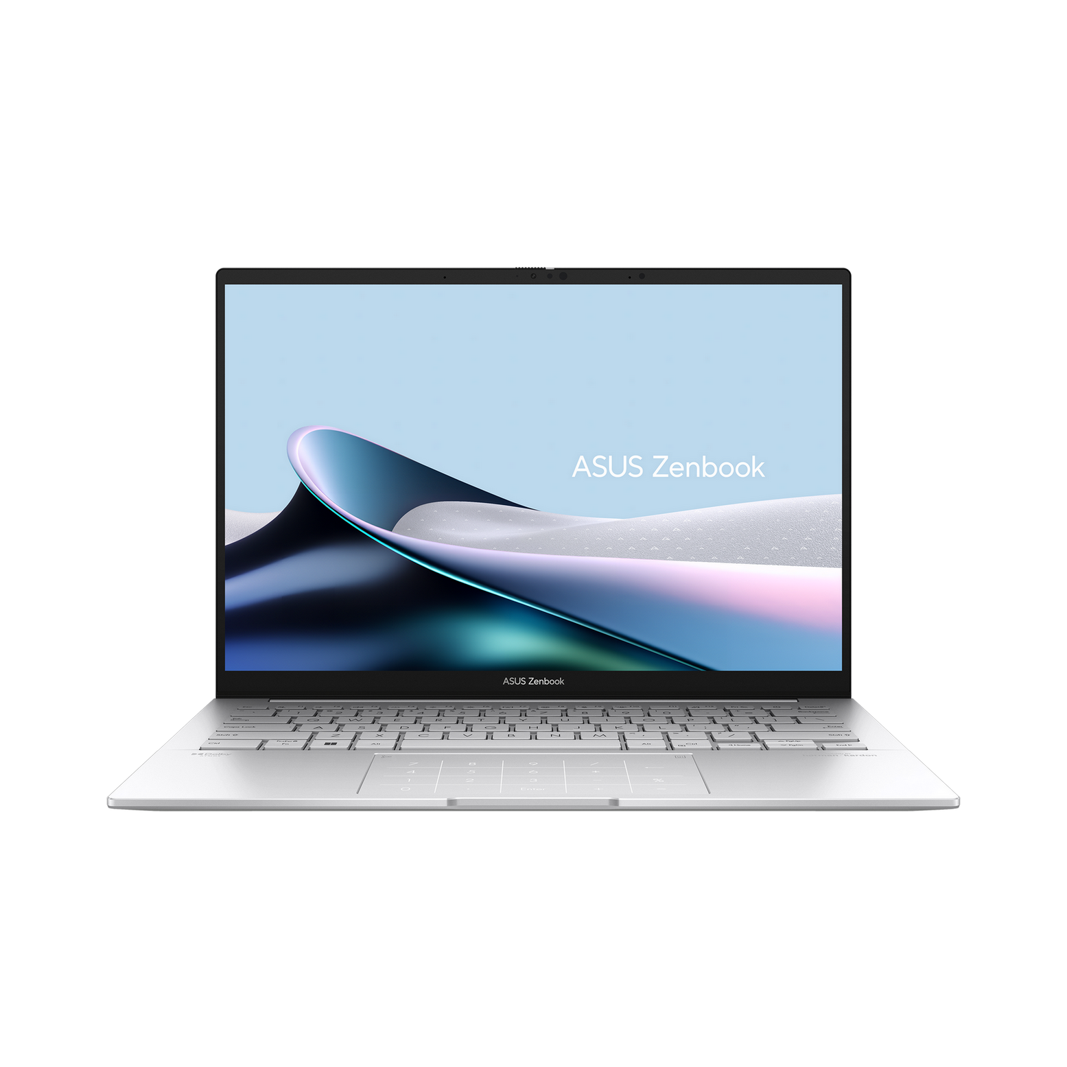 ASUS Zenbook 14 OLED (UX3405MA) Product photo – Foggy Silver