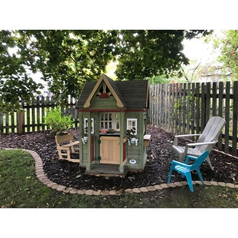 Backyard Discovery Victorian Inn All Cedar Wood Playhouse - 74 W x 65 D x  67 H - Bed Bath & Beyond - 16798582