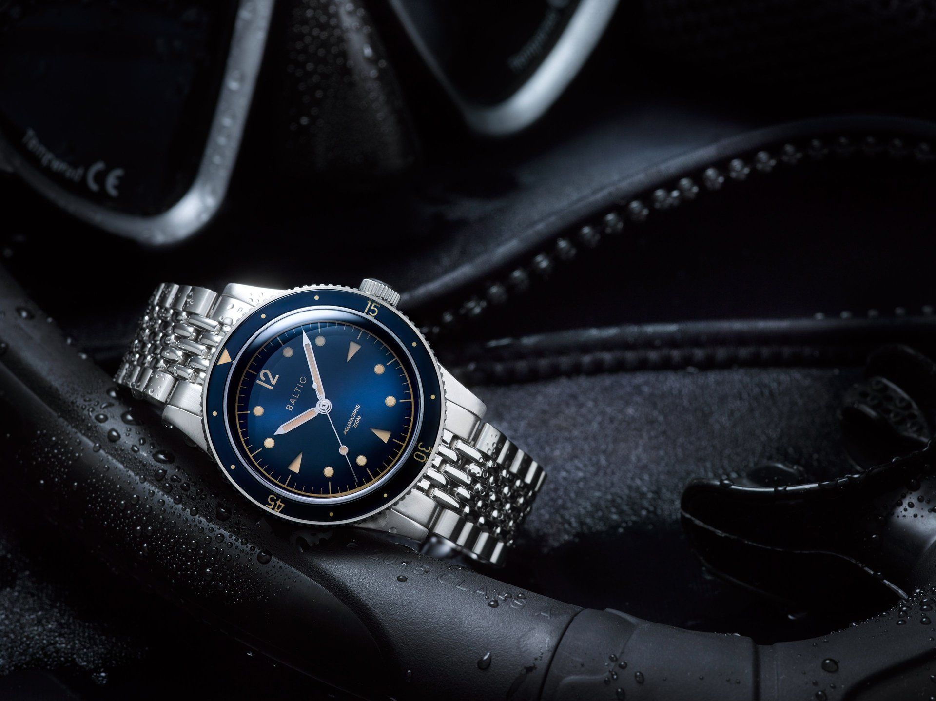 Aquascaphe Classic Blue Gilt - Baltic Watches