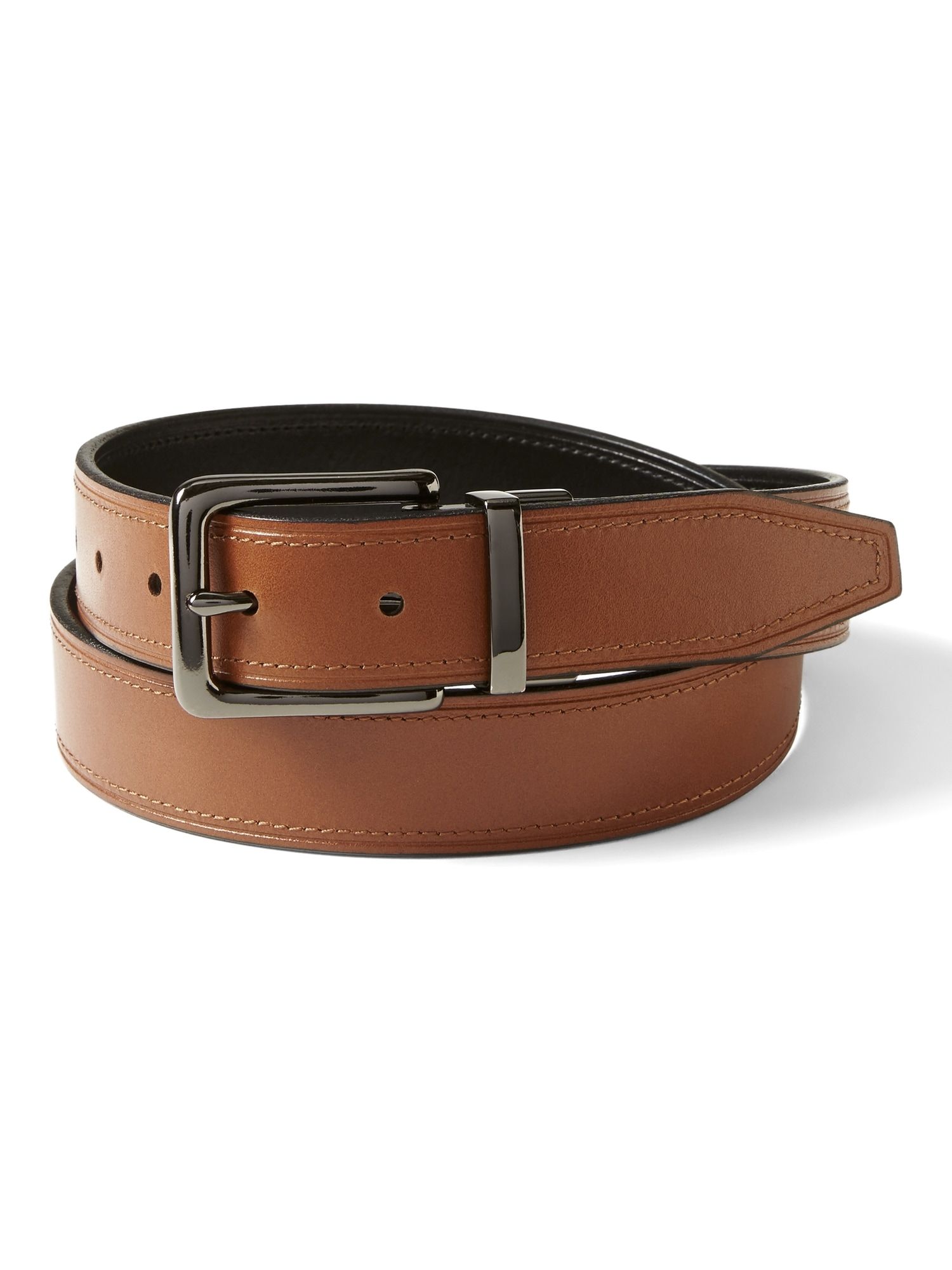 Banana Republic Reversible Italian Leather Belt - Brown