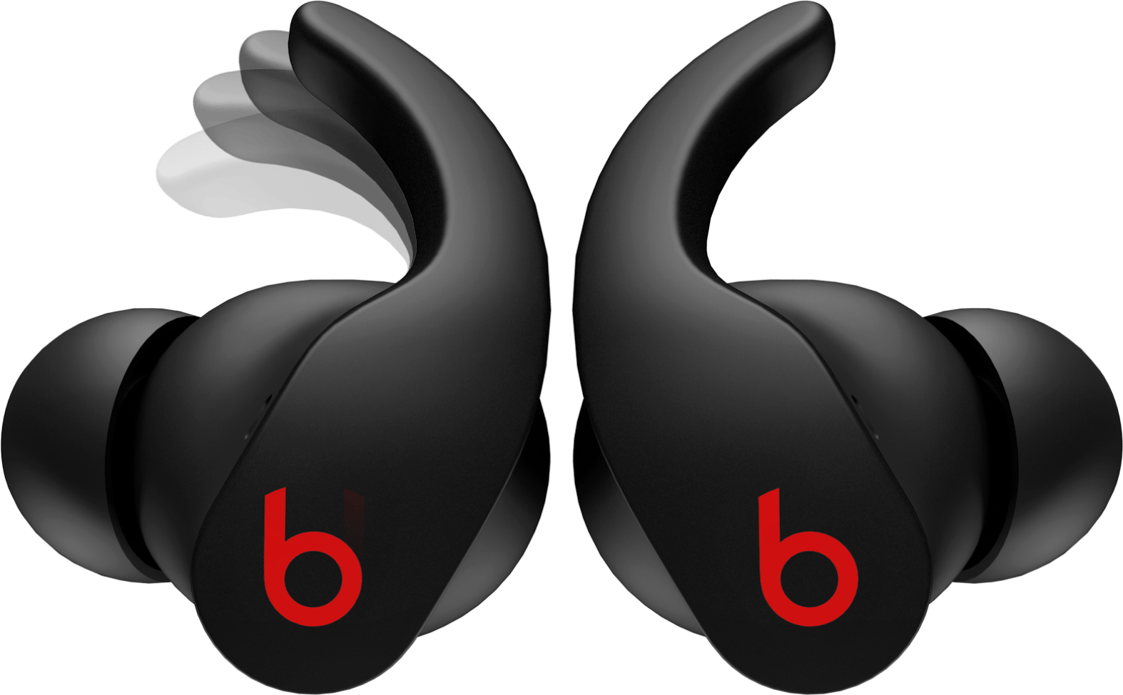 Beats Fit Pro earbuds angled view (official Beats site, PNG)