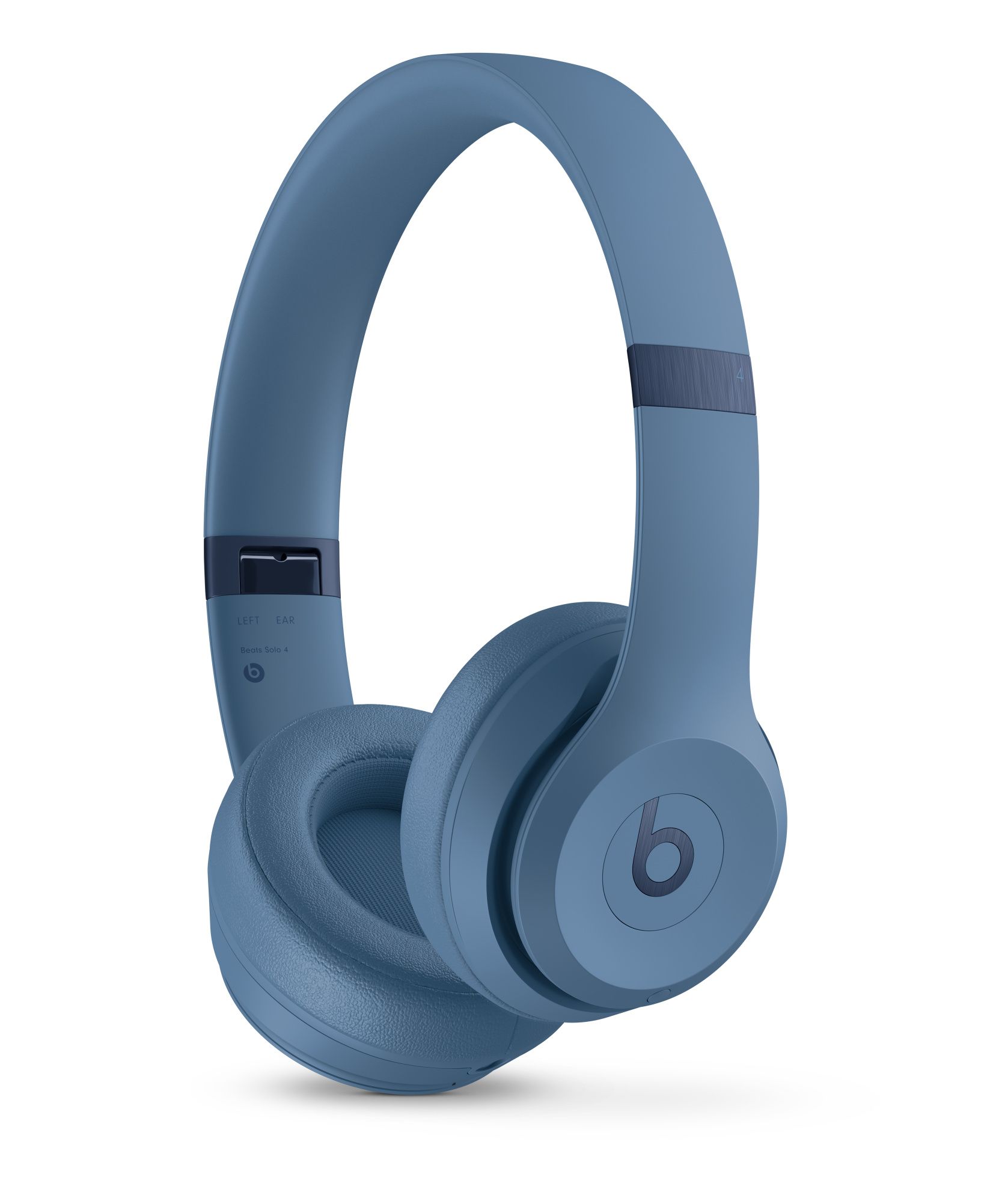 Beats Solo 4 — On‑Ear Wireless Headphones — Slate Blue (Apple)