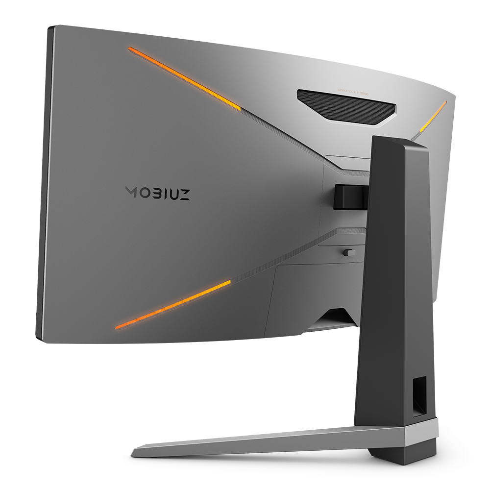 BenQ official EX3410R back 3/4 view (PNG alpha)