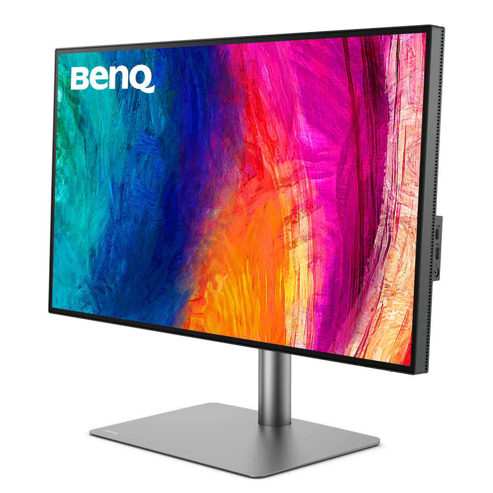 BenQ PD3220U 3/4 left angle – transparent PNG