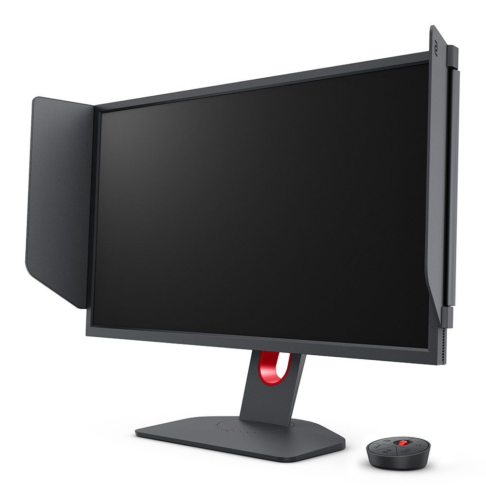 XL2566K angled/left-side product shot (official ZOWIE)