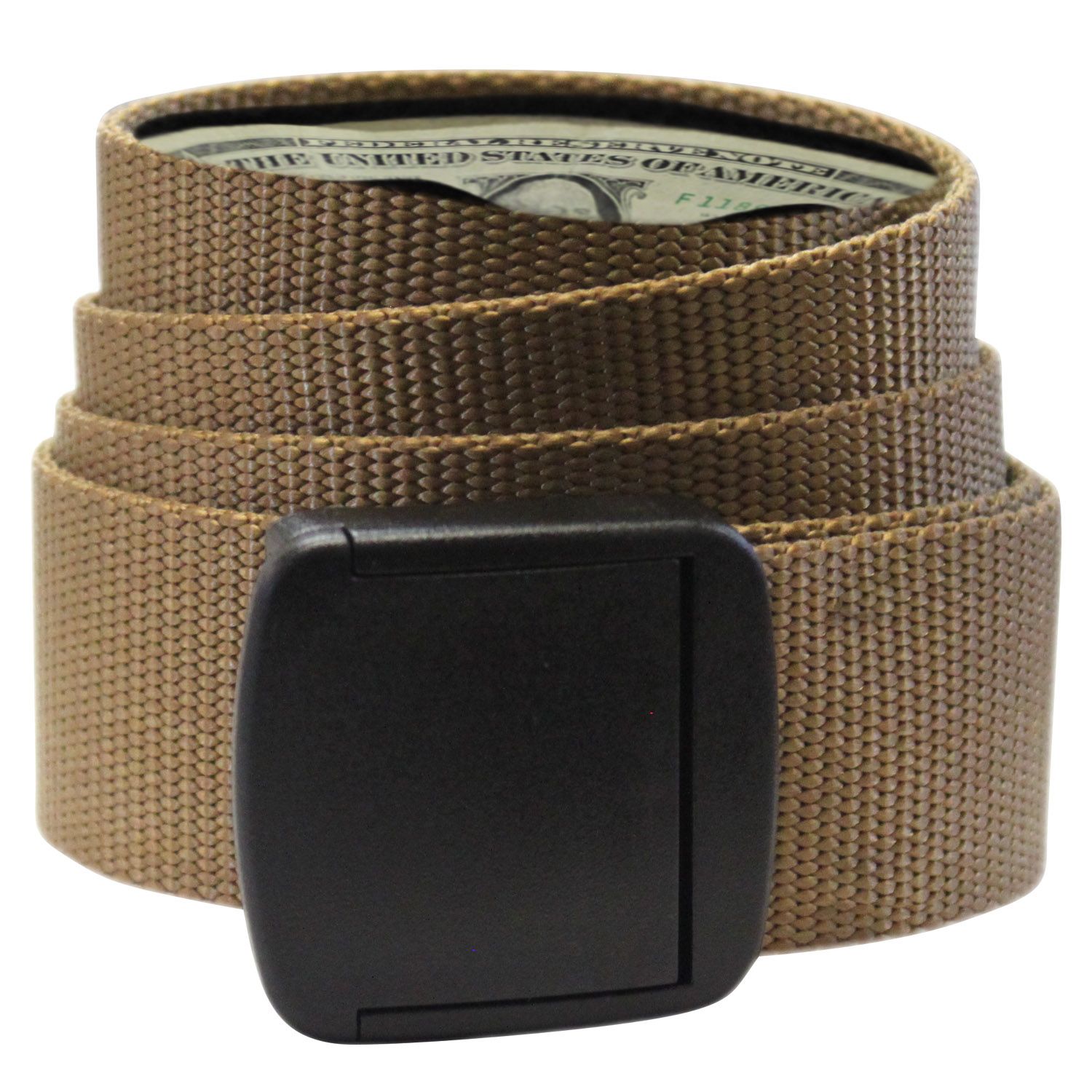 Bison Designs 38mm T Lock Money Belt - Coyote