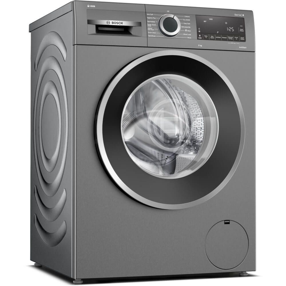 Bosch WGG244ARGB Serie 6 Freestanding Washing Machine, 9kg Load, 1400rpm Spin, Graphite