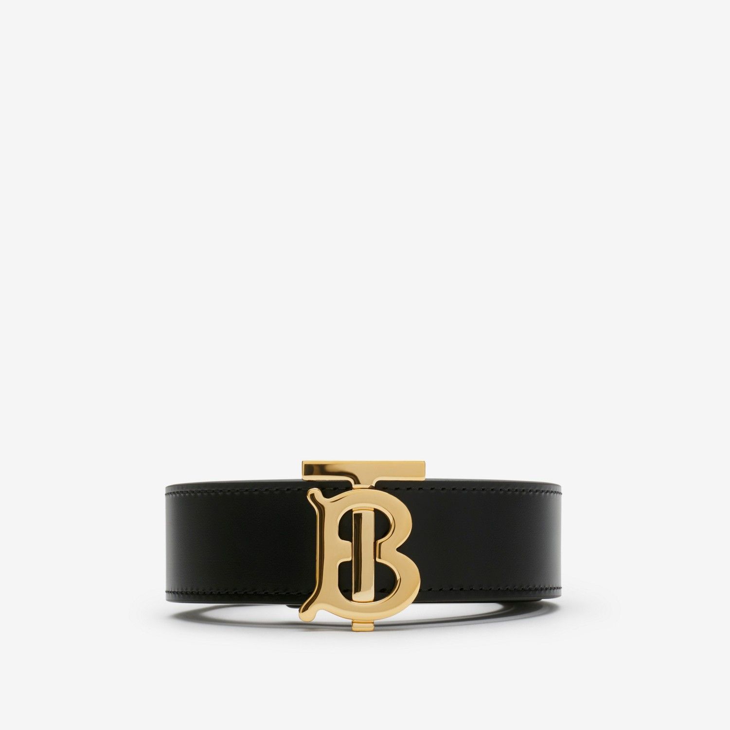 Burberry Reversible Leather TB Belt Detail