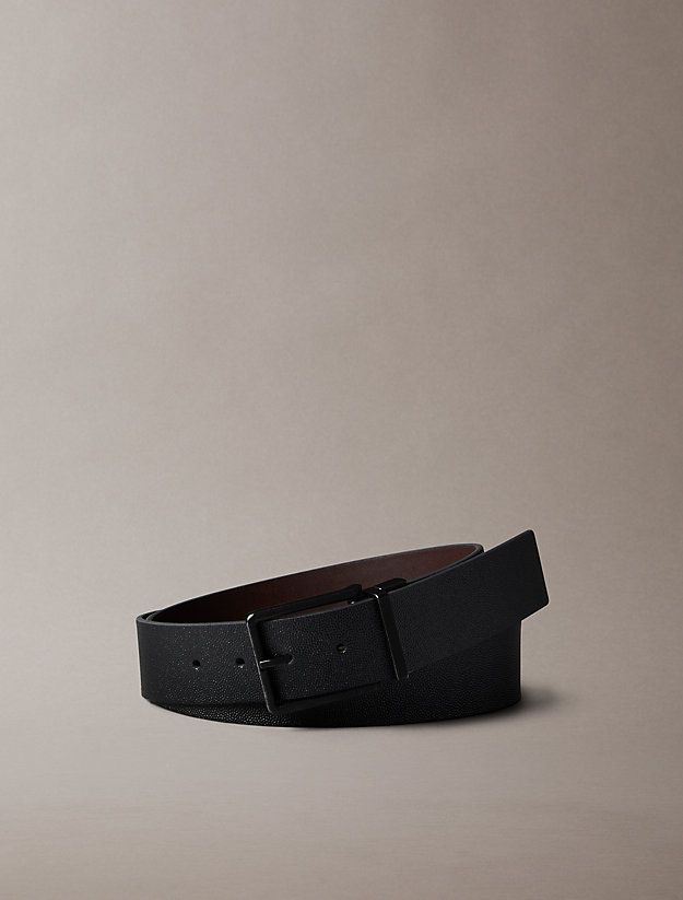 Reversible Full Grain Leather Belt Calvin Klein - Official Site