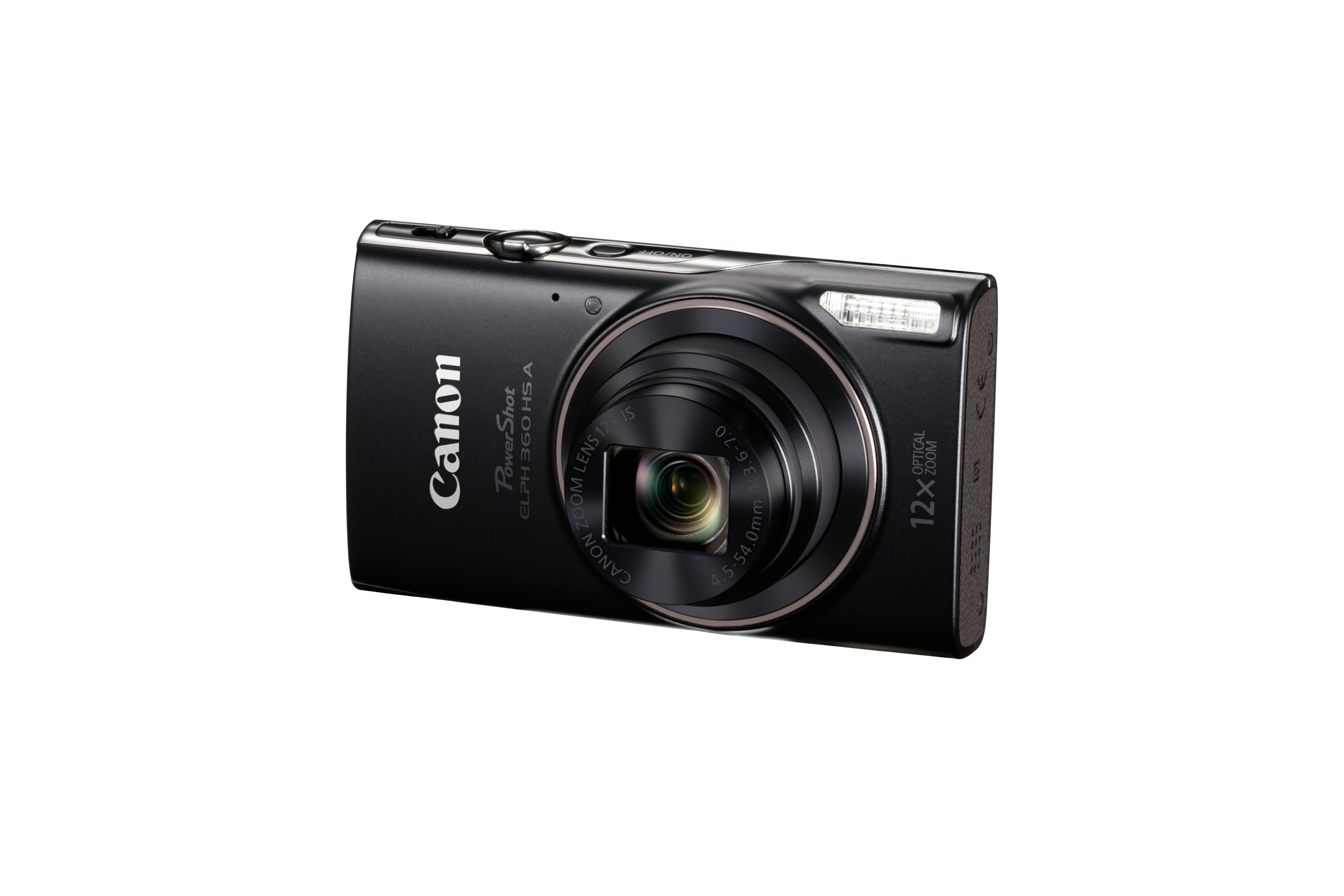 Canon PowerShot ELPH 360 HS A Digital Camera (Black)