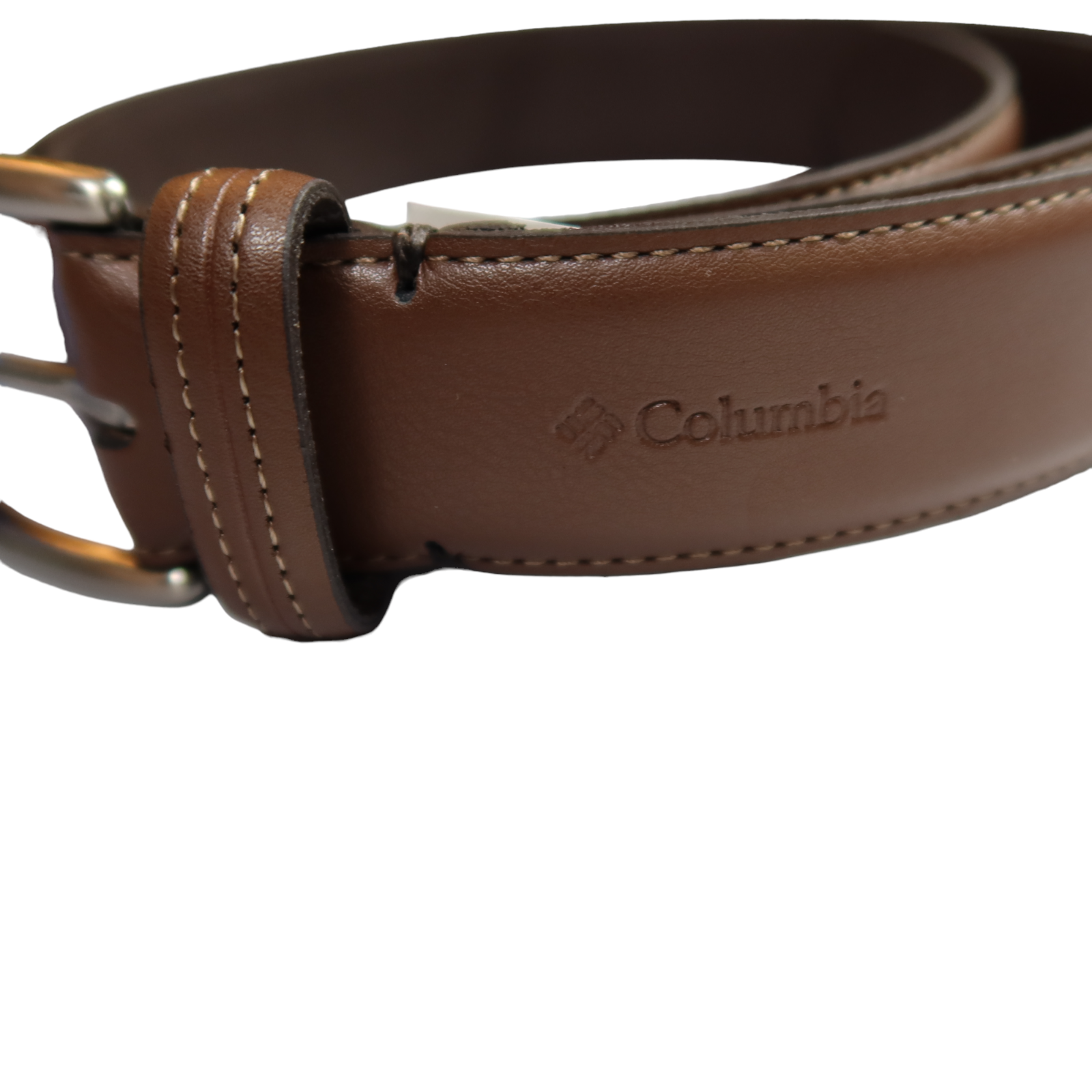 Columbia Men's Trinity Style Casual Leather Belt (Black)