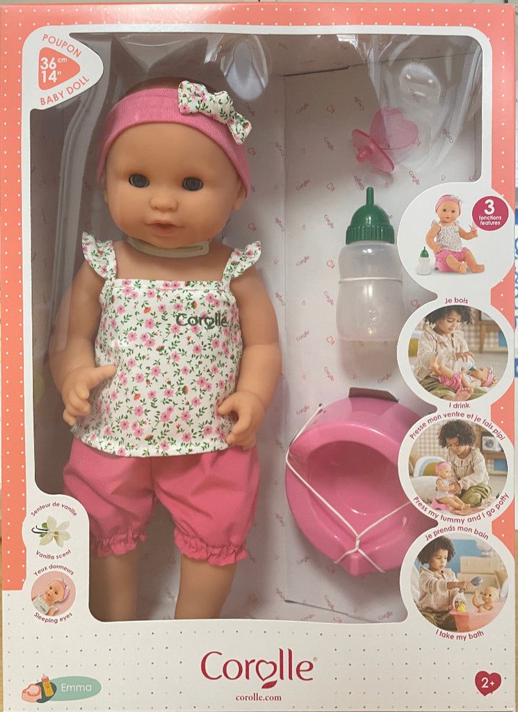 Corolle Mon Grand Poupon Emma Drink-and-Wet Bath Baby