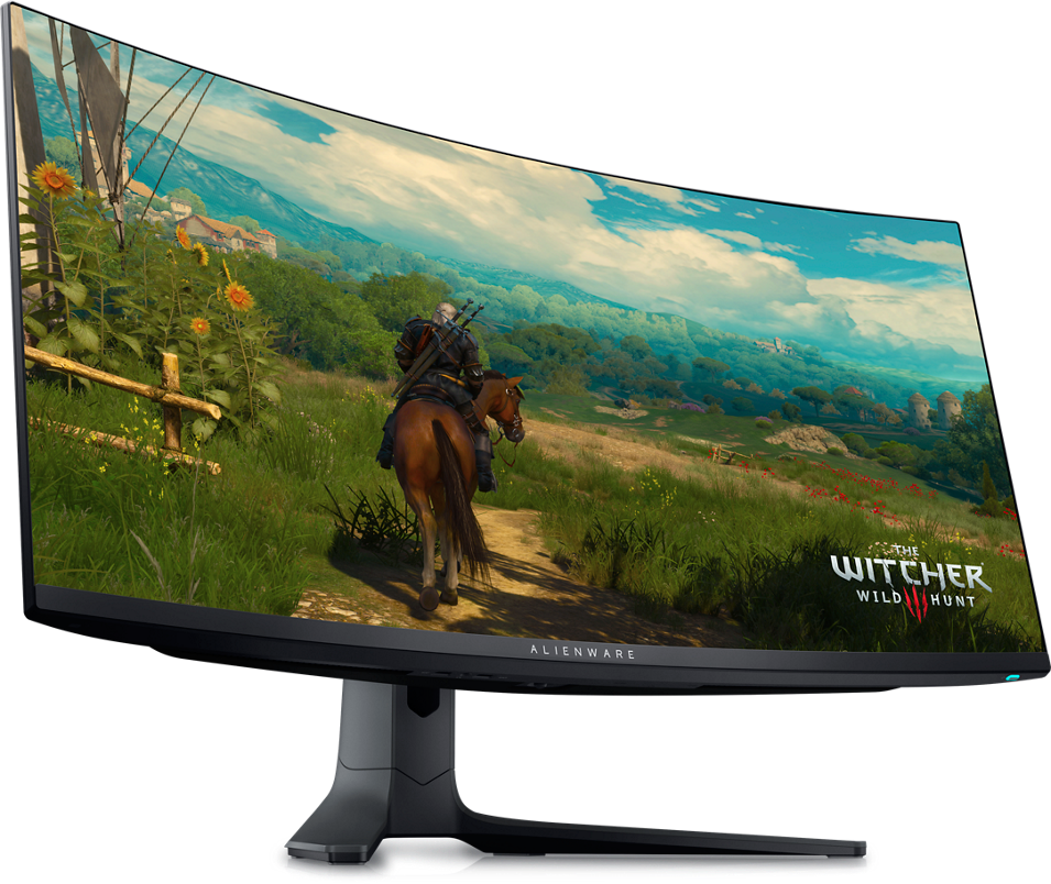 Alienware AW3423DWF media gallery (PNG w/ alpha)