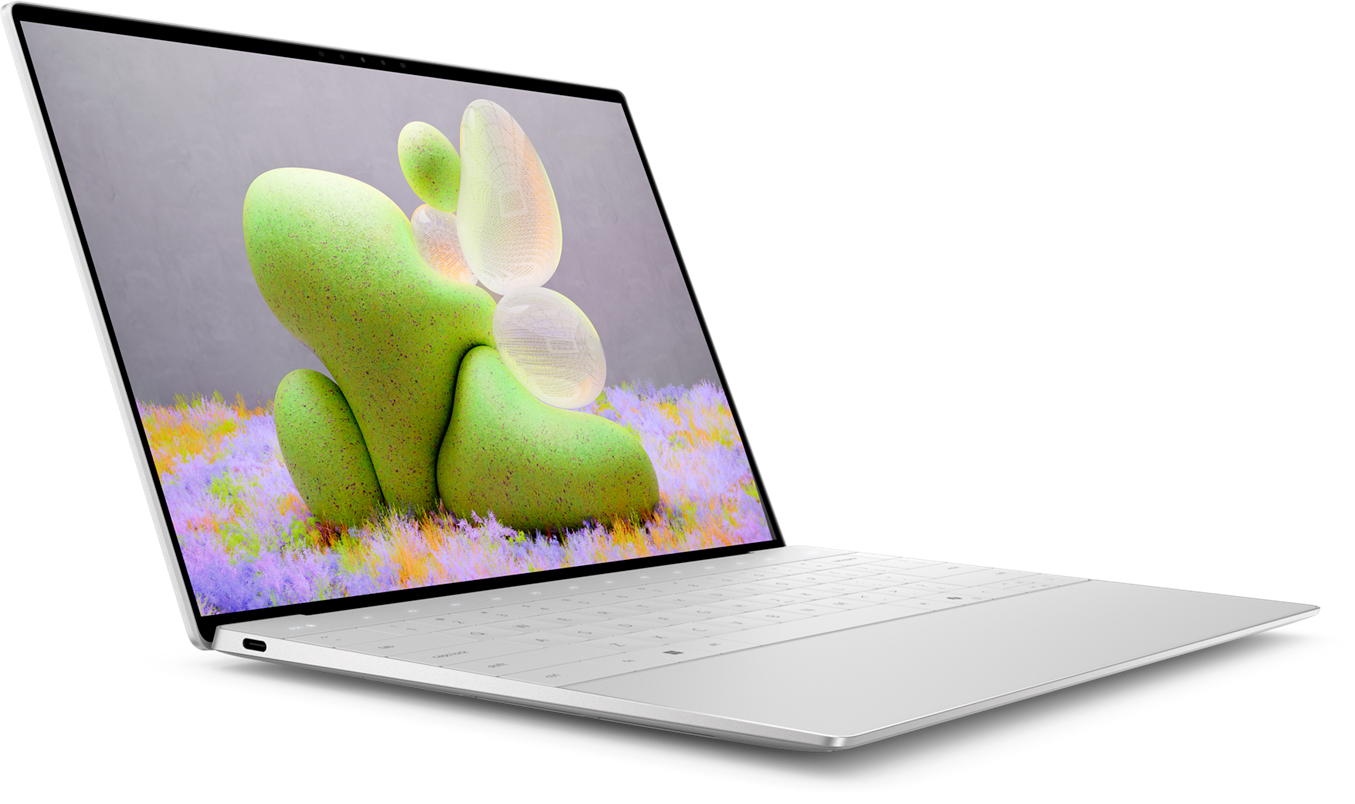 XPS 13 (9340) media gallery image (silver, OLED)