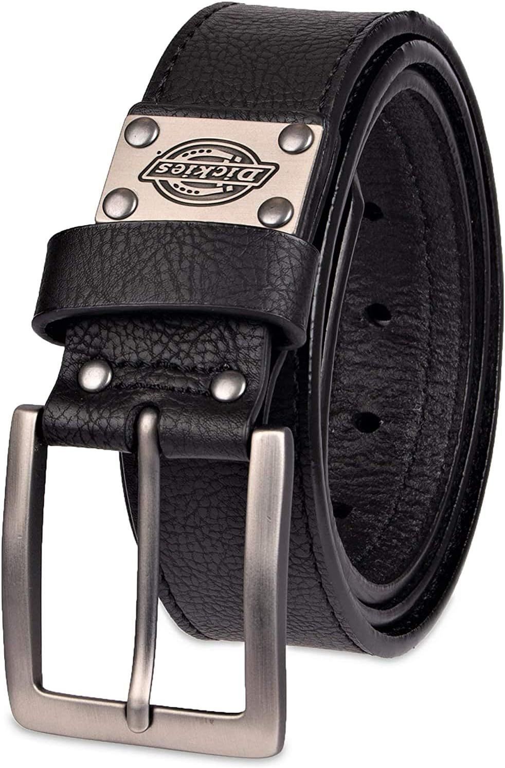 Dickies Men's 38MM Wide Industrial Strength Work Belt Black