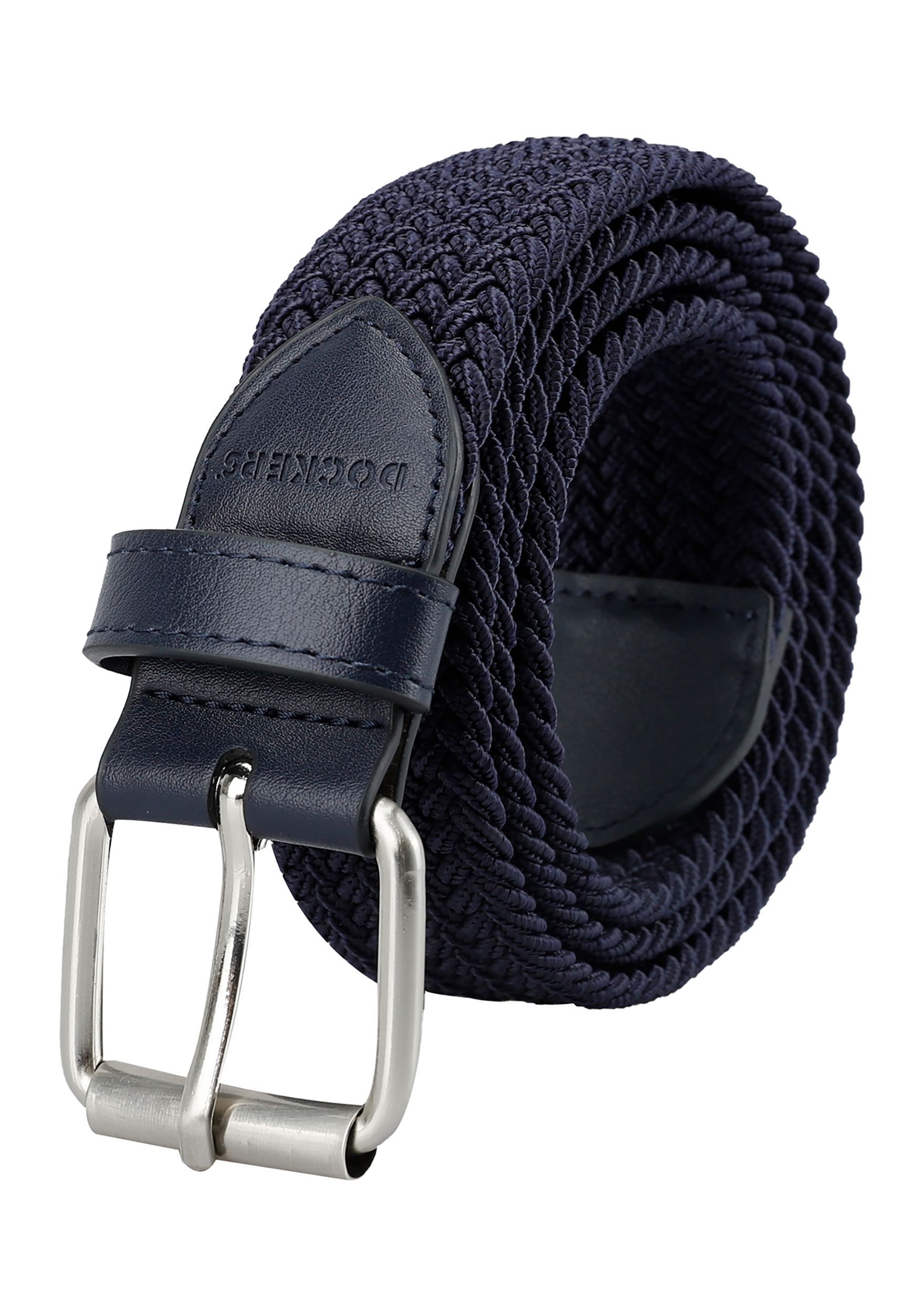 Dockers Fully Adjustable Stretch Fabric Braided Belt - Navy