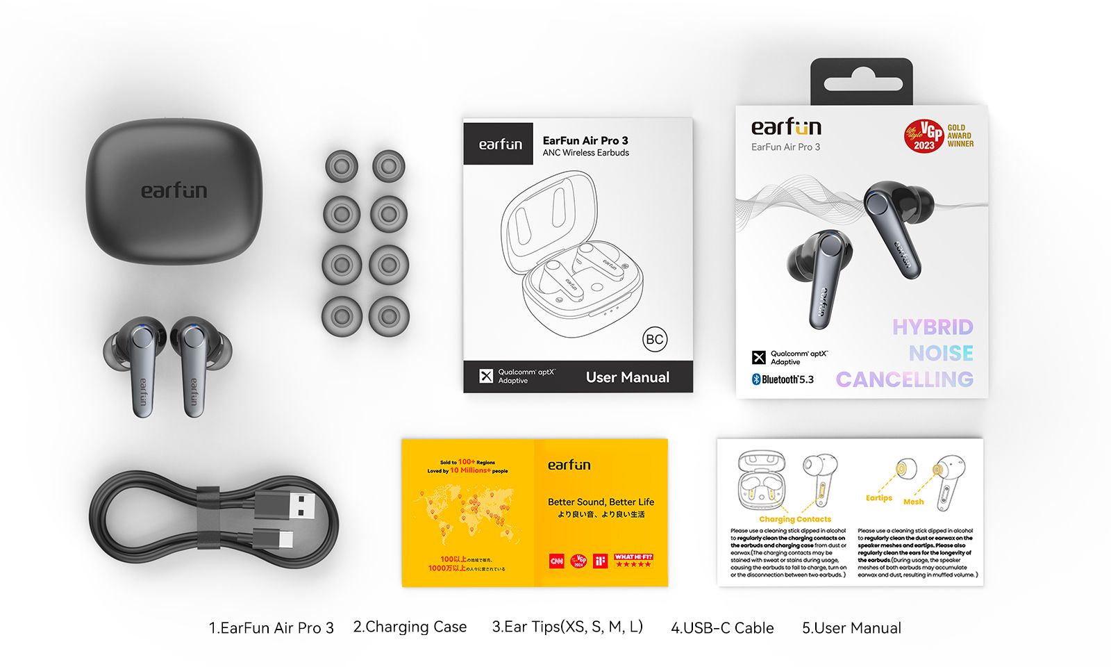EarFun Air Pro 3 | Premium Sound ANC True Wireless Earbuds (official)
