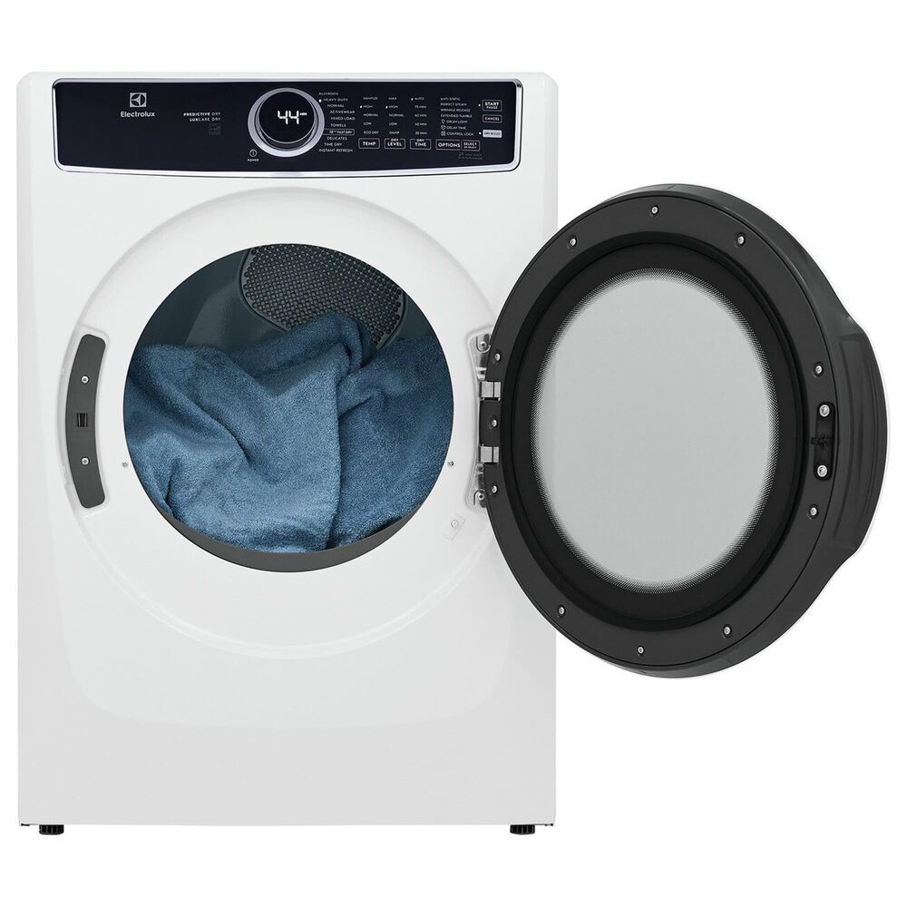 Electrolux 8 Cu. Ft. Front Load Electric Dryer with LuxCare in White
