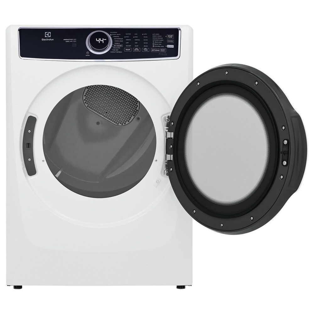 Electrolux 8 Cu. Ft. Front Load Electric Dryer with LuxCare in White