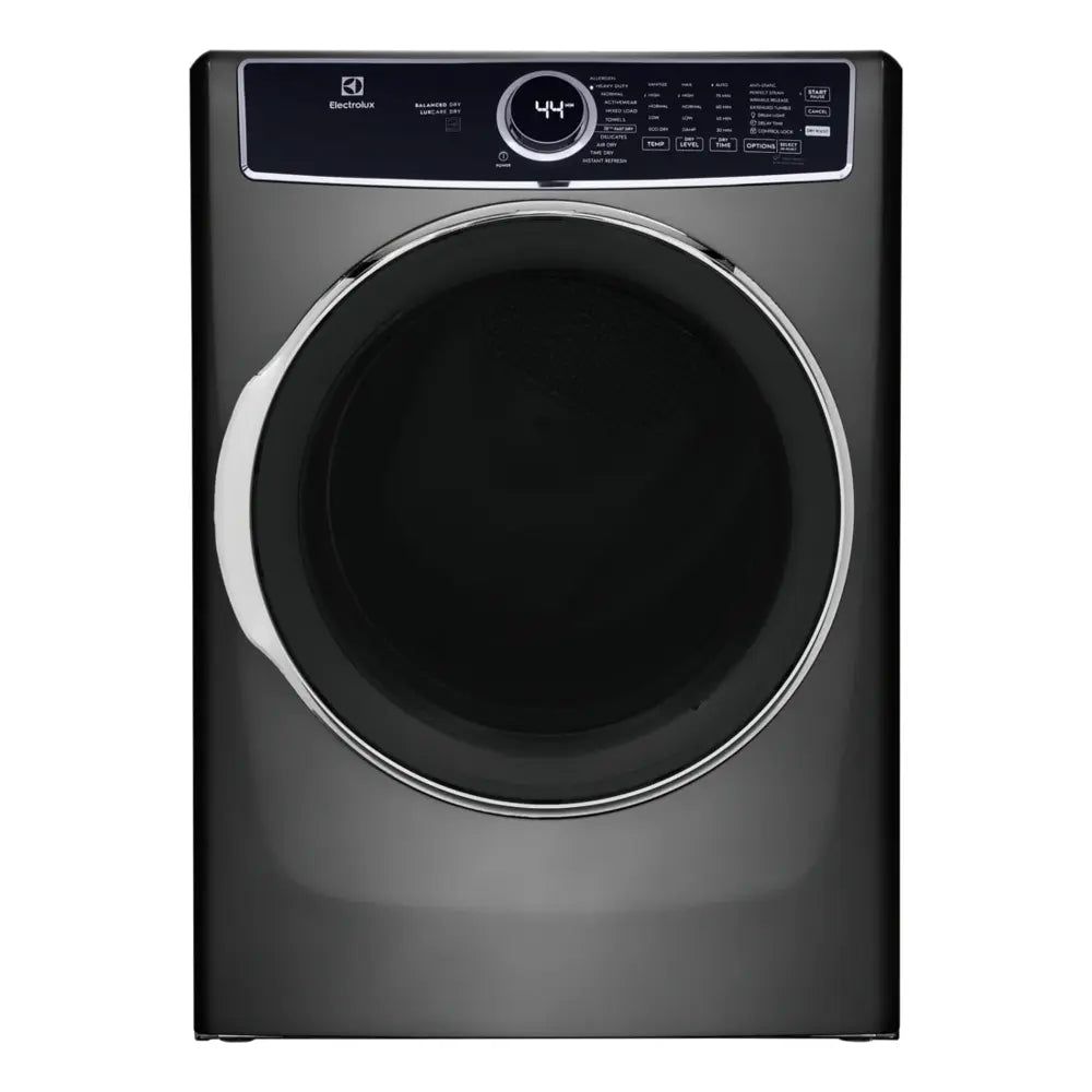 Electrolux ELFE7637AT 600 Series 27 inch Electric Dryer with 8 cu. ft. Capacity, 15 Minute Fast Dry, Energy Star (Titanium)