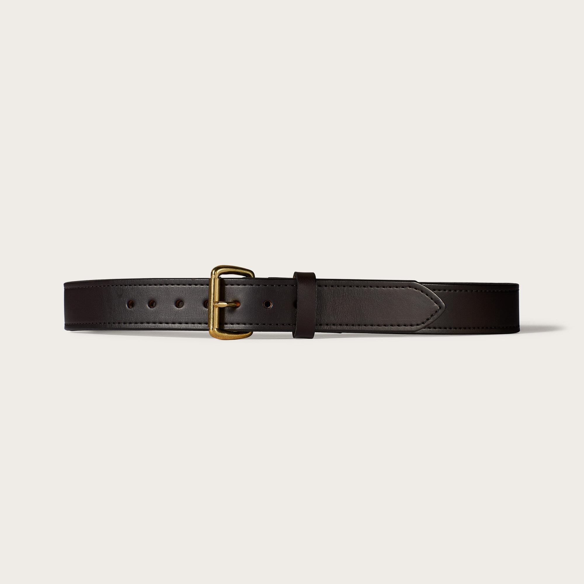 Filson 1 1/2" Bridle Leather Double Belt - Brown