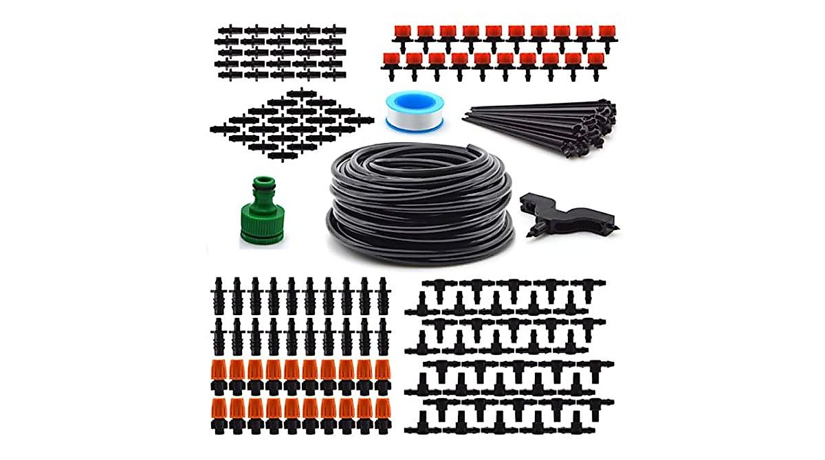 Flantor Drip Irrigation Kit - Automatic Watering for Gardens & Greenhouses