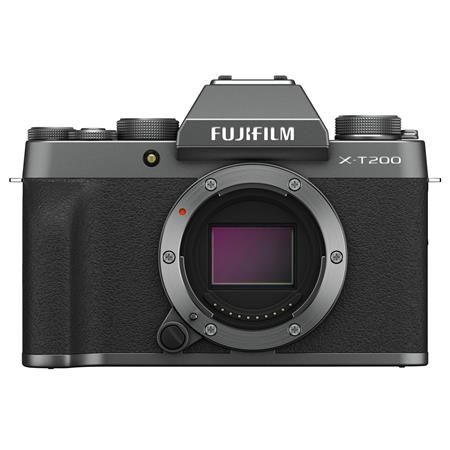 Fujifilm | X-T200 Mirrorless Digital Camera Body - Dark Silver - Pre-Owned | Used