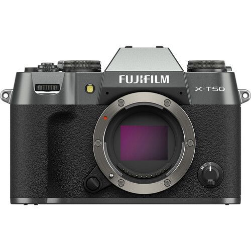 FUJIFILM X-T50 Mirrorless Camera Body - Charcoal Silver