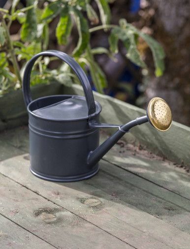 Classic Watering Can 1.5L - Steel, Carbon