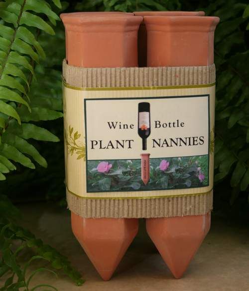 Plant Nanny Wine Bottle Watering Stakes