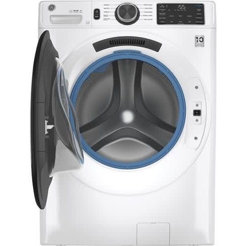 4.8 Cu. Ft. GE Front Load Washer White  - GFW550SSNWW