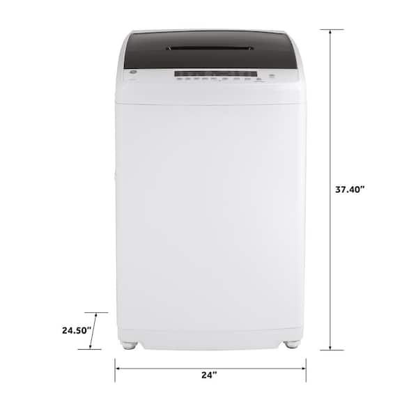 GE 2.8 cu. ft. Top Load Portable Washer with Stainless Steel Basket with Impeller in White GNW128PSMWW - The Home Depot