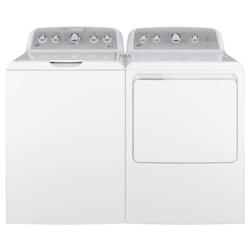 GE® 7.2 cu. ft. Capacity aluminized alloy drum Electric Dryer with Sensor  Dry