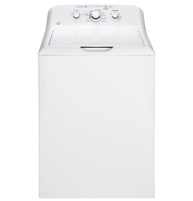 GE® 4.2 cu. ft. Capacity Washer with Stainless Steel Basket|^|GTW335ASNWW