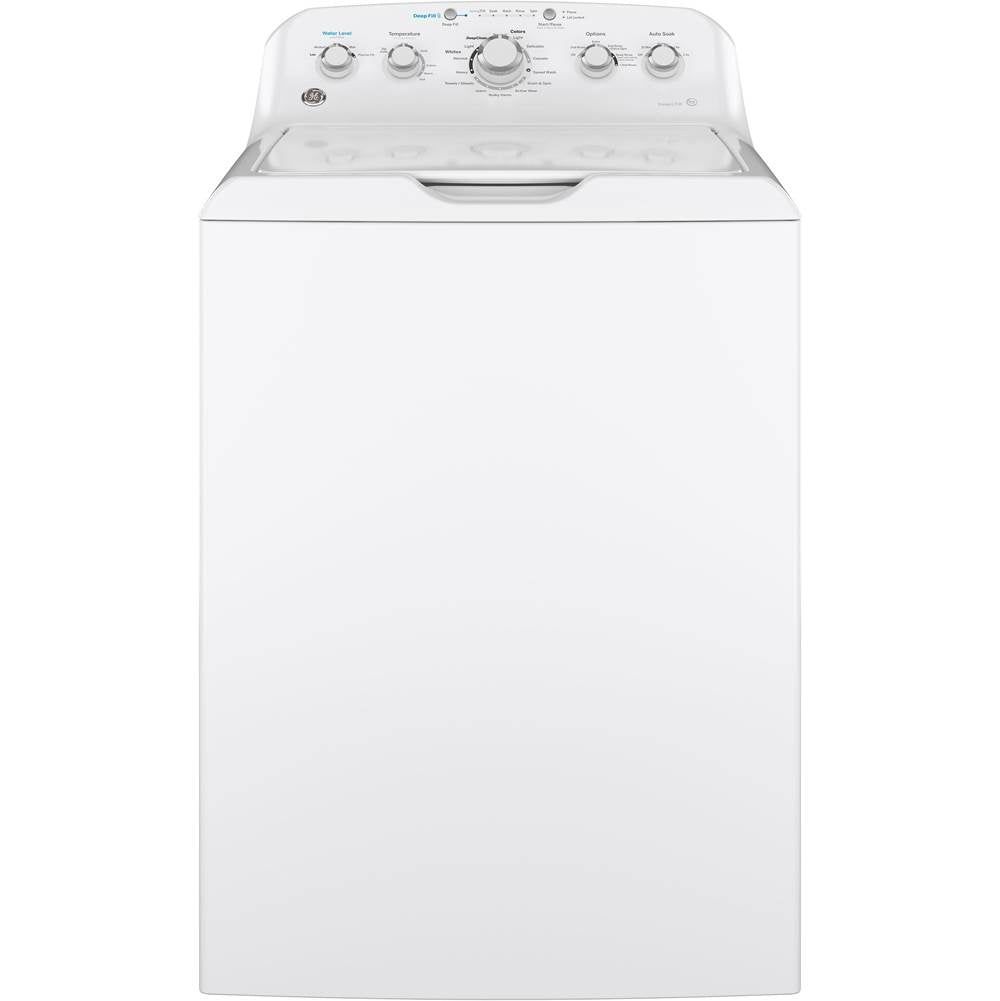 GE 4.5 cu. ft. Capacity Washer with Stainless Steel Basket - White
