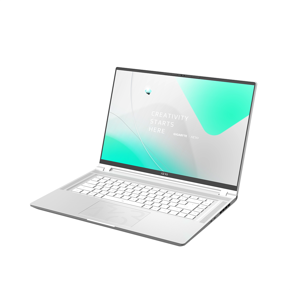 GIGABYTE AERO 16 OLED (2023) – product render (PNG)
