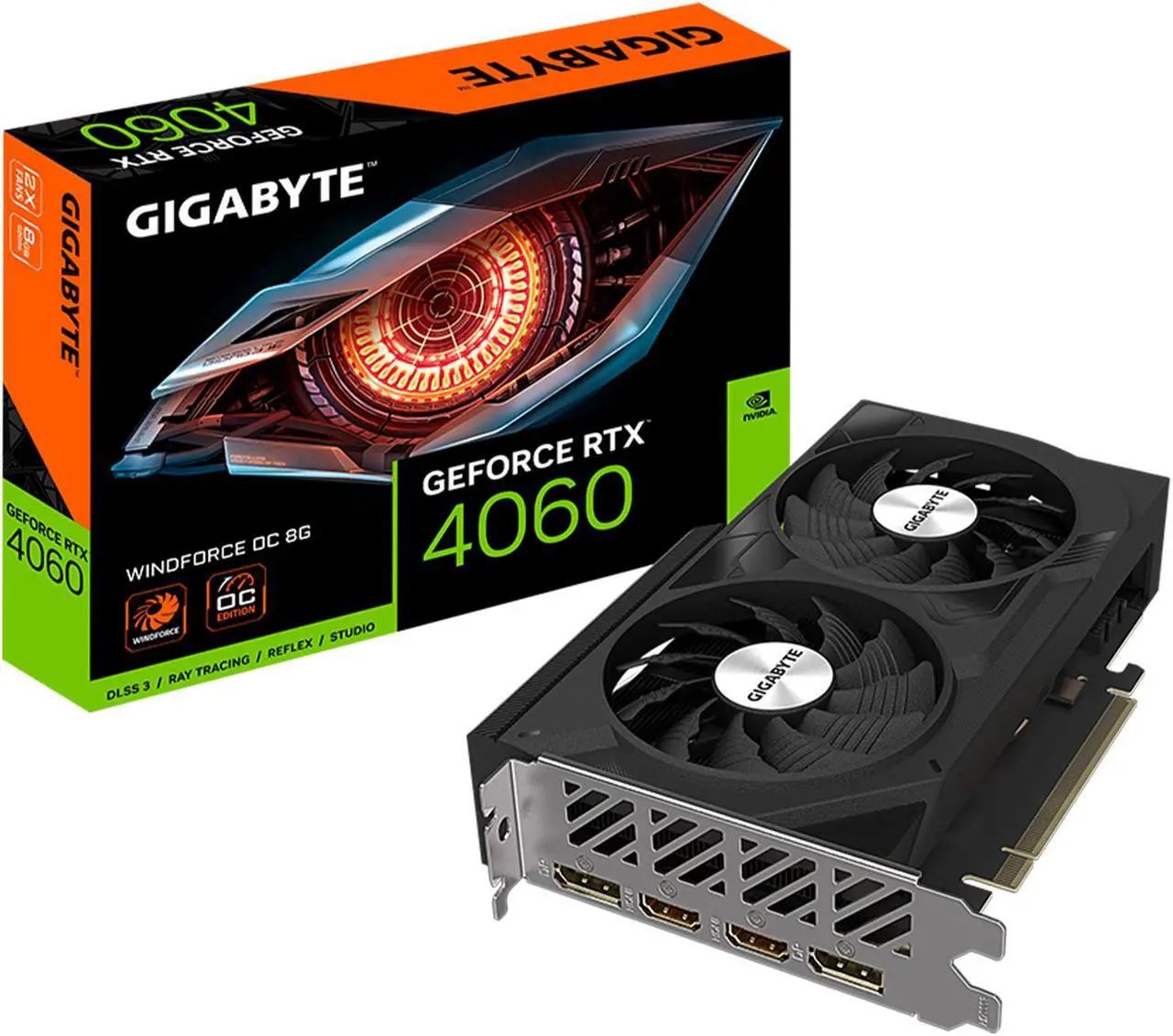 GIGABYTE GeForce RTX 4060 WINDFORCE OC 8G – hero image