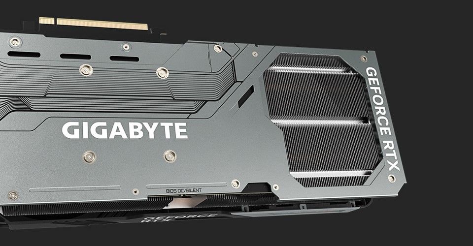 Gigabyte GeForce RTX 4090 Gaming OC 24GB – backplate view