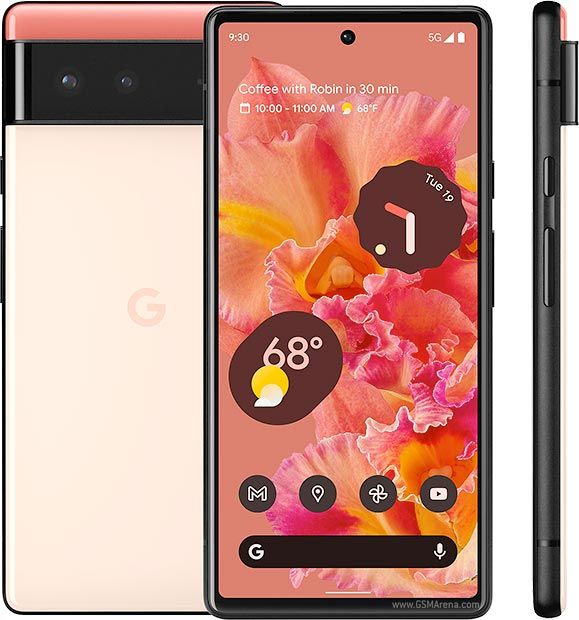 Google Pixel 6 — official product photo (GSMArena)